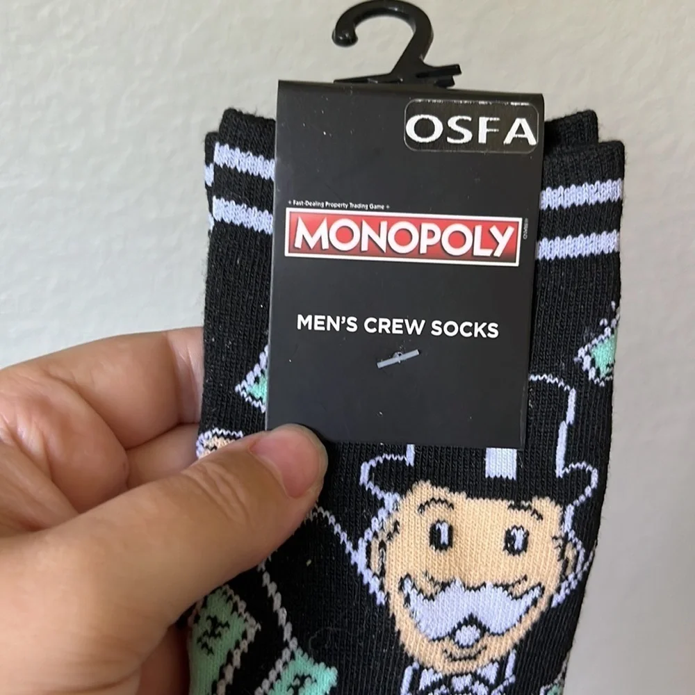 Monopoly Men's Crew Socks - Picture 2 of 5